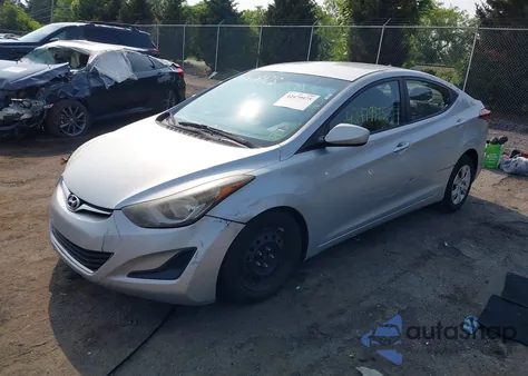 2016 Hyundai Elantra Se из США, поврежденный, VIN 5NPDH4AE7GH696400